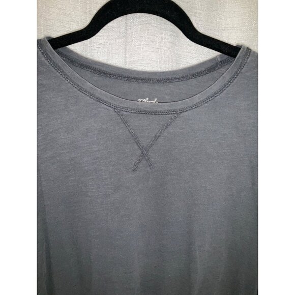 Universal Thread Long-sleeve crop t-shirt Grey size XL - Picture 2 of 4